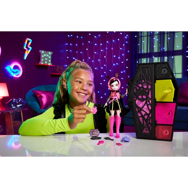 MONSTER HIGH NEON FRIGHTS ΚΟΥΚΛΑ DRACULAURA
