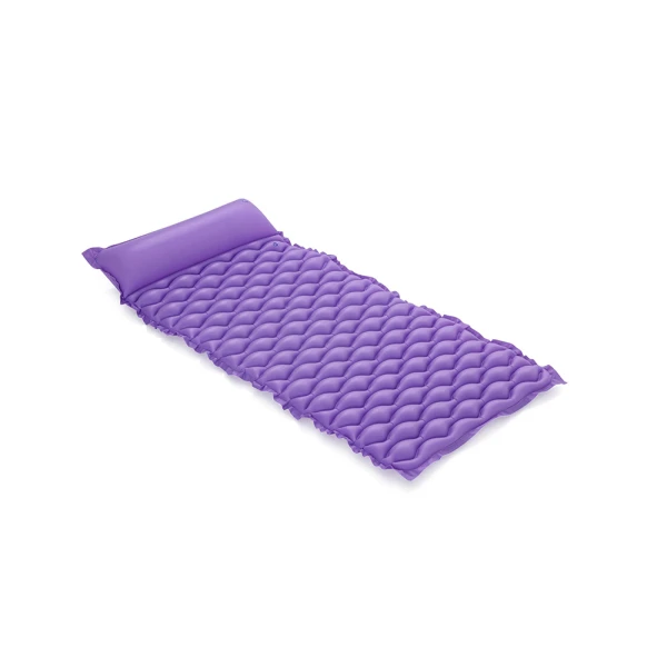 BESTWAY INFLATABLE SEA MATTRESS 213Χ86 cm FLOAT \'N ROLL PURPLE