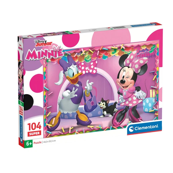 CLEMENTONI ΠΑΙΔΙΚΟ ΠΑΖΛ SUPER COLOR 104 τεμ. MINNIE MOUSE