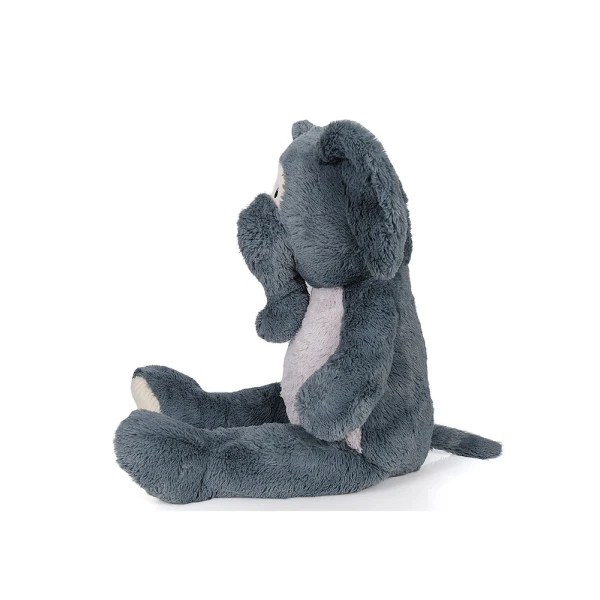LARGE PLUSH GREY ELEPHANT 100 cm 