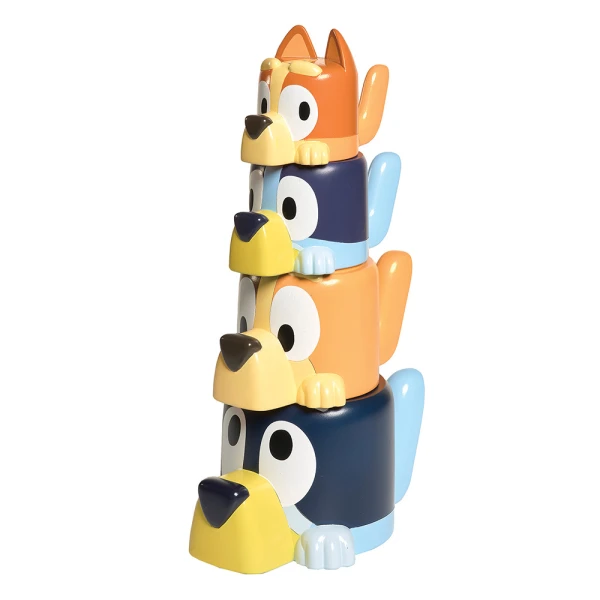 TOMY TOOMIES ΒΡΕΦΙΚΟ ΠΑΙΧΝΙΔΙ ΜΠΑΝΙΟΥ ΟΙΚΟΓΕΝΕΙΑ BLUEY ΠΥΡΑΜΙΔΑ ΓΙΑ 18+ ΜΗΝΩΝ