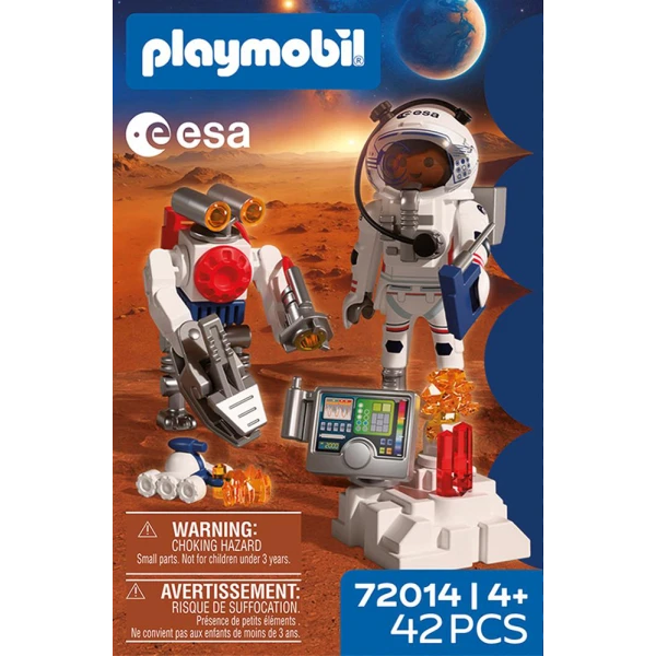 PLAYMOBIL ESA ASTRONAUT WITH ROBOT