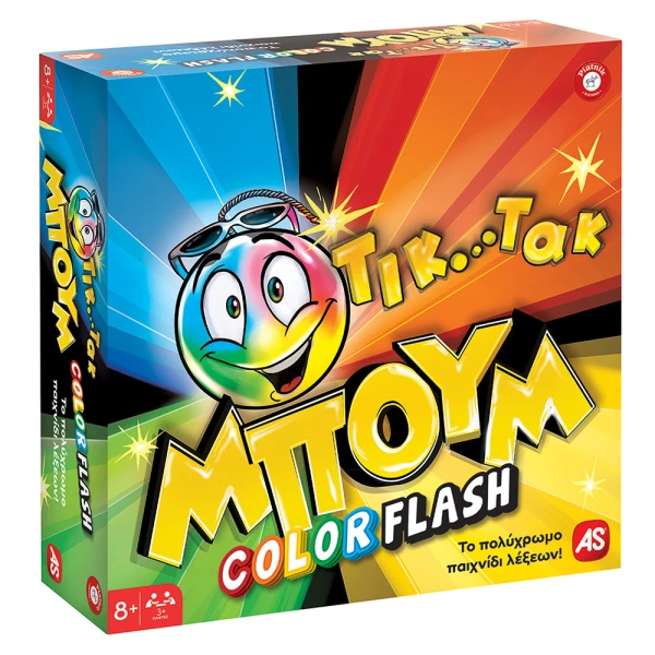 AS GAMES BOARD GAME ΤΙΚ ΤΑΚ ΒΟΟΜ FOR AGES 8+ AND 3+ PLAYERS