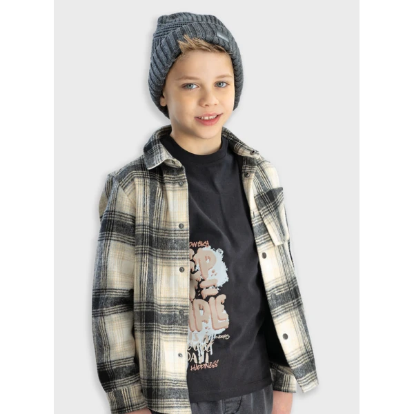ENERGIERS BLOUSE BOY BLACK