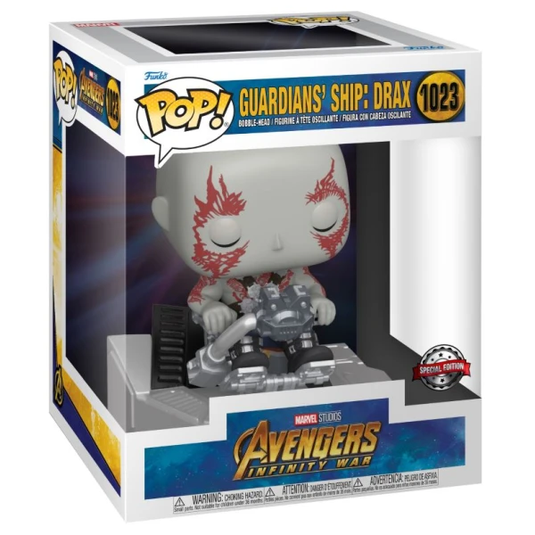 FUNKO POP! MARVEL DELUXE AVENGERS INFINITY WAR GUARDIAN\'S SHIP ΦΙΓΟΥΡΑ ΒΙΝΥΛΙΟΥ DRAX 1023