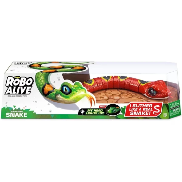ZURU ROBO ALIVE SLITHERING SNAKE 40 εκ. - 2 ΧΡΩΜΑΤΑ