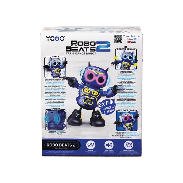SILVERLIT YCOO ΗΛΕΚΤΡΟΝΙΚΟ ΡΟΜΠΟΤ ROBO BEATS II