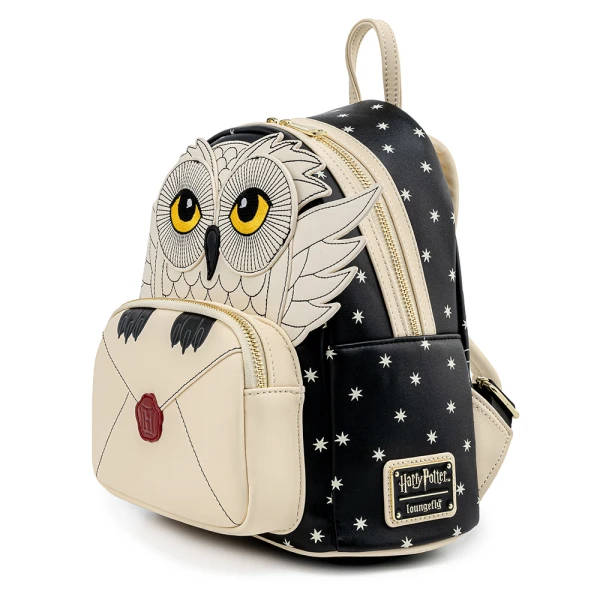 LOUNGEFLY HARRY POTTER HEDWIG HOWLER MINI ΤΣΑΝΤΑ ΠΛΑΤΗΣ (HPBK0129)