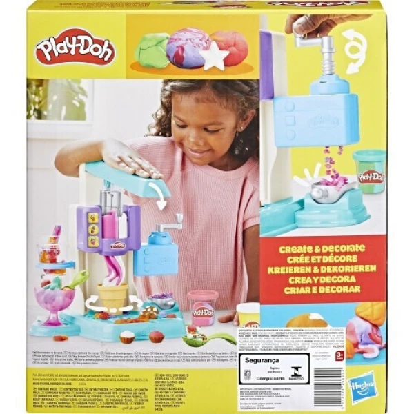 PLAY-DOH ΣΕΤ ΠΑΙΧΝΙΔΙΟΥ RAINBOW SWIRL ICE CREAM