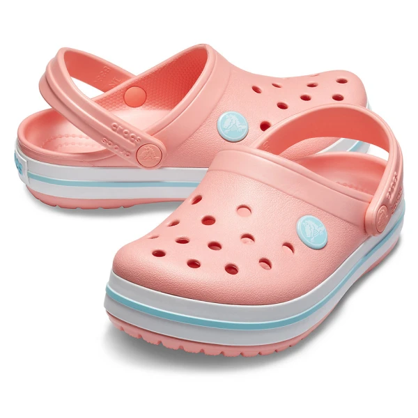 CROCS CROCBAND CLOG K MELON-ICE BLUE