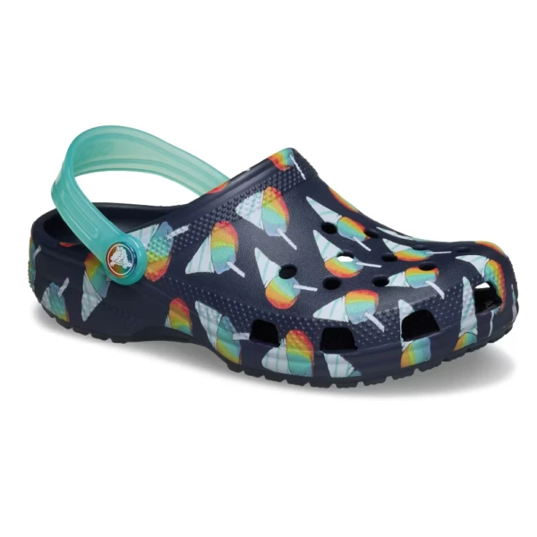 CROCS CLASSIC CLOG K SNOW CONE NAVY