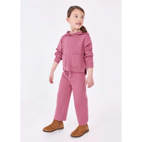 MAYORAL SET TROUSERS KNITTED ORCHID