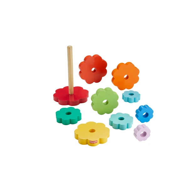 FISHER PRICE ΞΥΛΙΝΟ ΠΑΙΧΝΙΔΙ ΔΡΑΣΤΗΡΙΟΤΗΤΩΝ STACKER RING