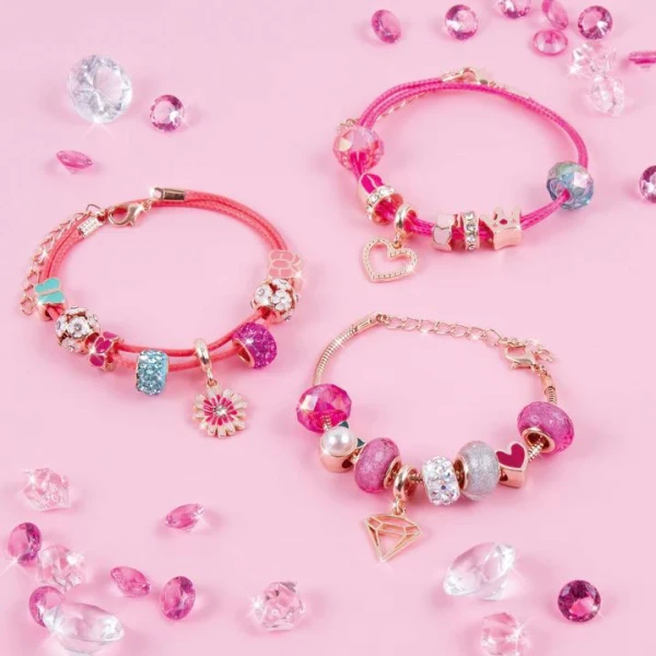 MAKE IT REAL - HALO CHARMS BRACELETS: THINK PINK 