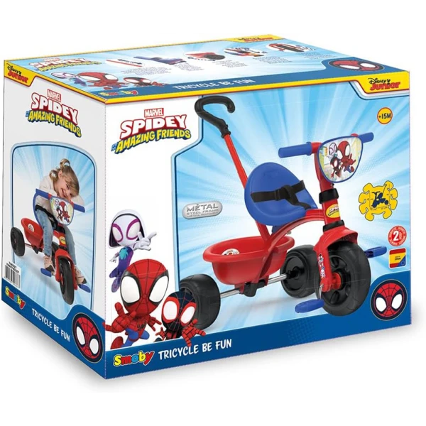 SMOBY TRICYCLE BE FUN SPIDEY