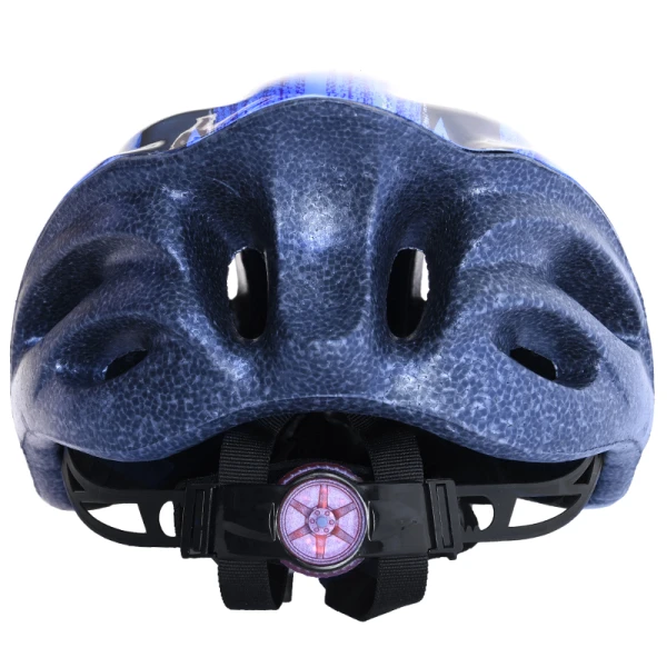 BICYCLE HELMET WITH LIGHT SIZE LARGE BLUE