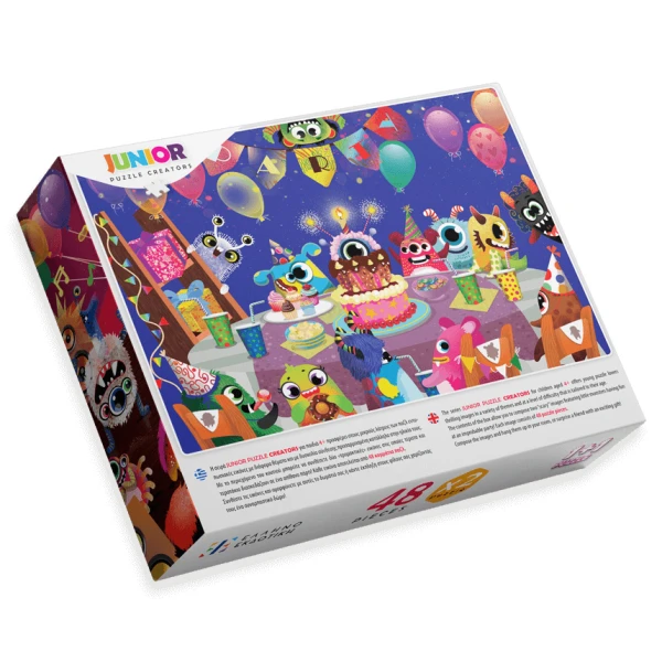 PUZZLE 48 pcs. MONSTERS ARE PARTYING