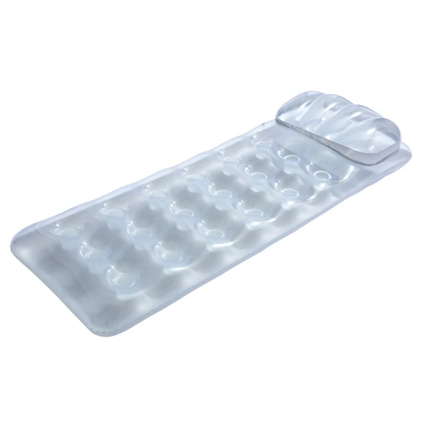 BESTWAY INFLATABLE METAL TECH LOUNGE SILVER 188X71 cm 