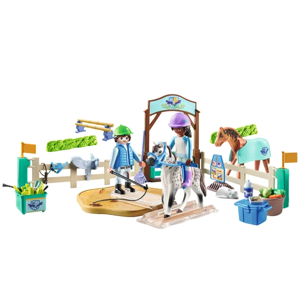 PLAYMOBIL HORSES OF WATERFALL MODERN RIDING SCHOOL