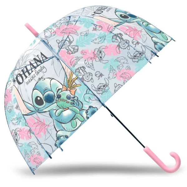 ΔΙΑΦΑΝΗ ΟΜΠΡΕΛΑ 46 cm STITCH OHANA