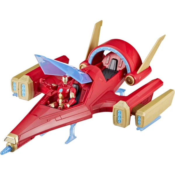 AVENGERS EPIC IRON MAN REPULSOR BLAST BATTLE JET ACTION FIGURE