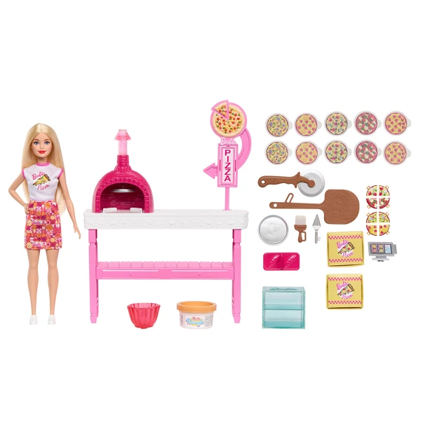BARBIE ΠΙΤΣΑΡΙΑ ΜΕ ΚΟΥΚΛΑ ΚΑΙ ΑΞΕΣΟΥΑΡ