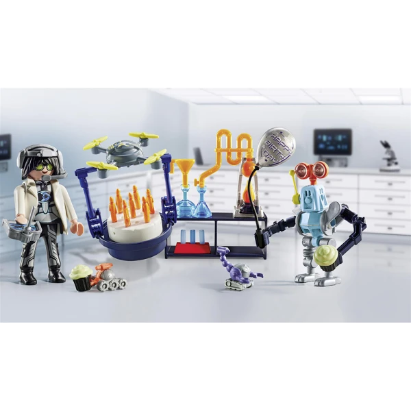 PLAYMOBIL CITY LIFE GIFT SET ΠΑΡΤΥ ΣΤΟ ΕΡΓΑΣΤΗΡΙΟ ΤΟΥ ΤΡΕΛΟΕΠΙΣΤΗΜΟΝΑ