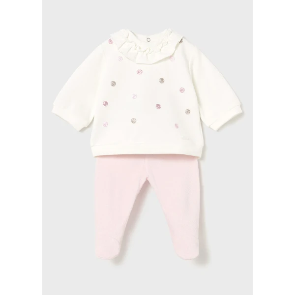 MAYORAL SET TRACKSUIT COORDINATED PINK BEBE