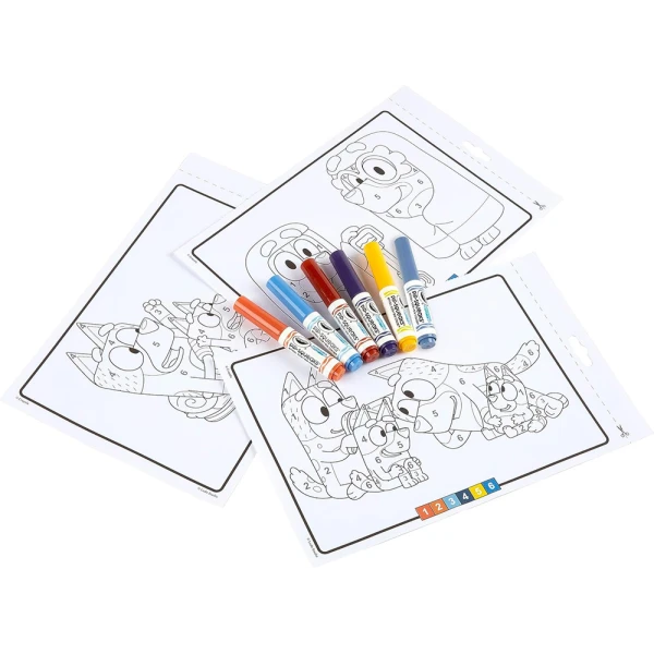 CRAYOLA ΒΙΒΛΙΟ ΔΡΑΣΤΗΡΙΟΤΗΤΩΝ ΚΑΙ ΜΑΡΚΑΔΟΡΟΙ BLUEY