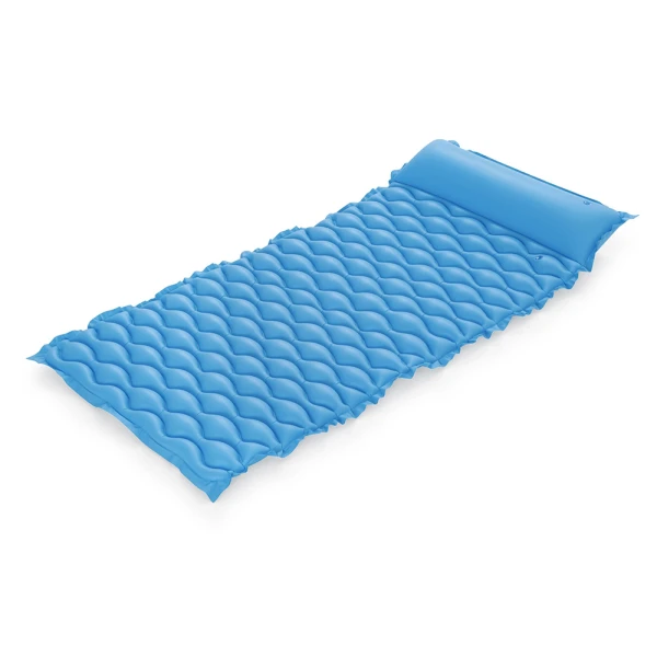 BESTWAY INFLATABLE SEA MATTRESS 213Χ86 cm FLOAT \'N ROLL BLUE