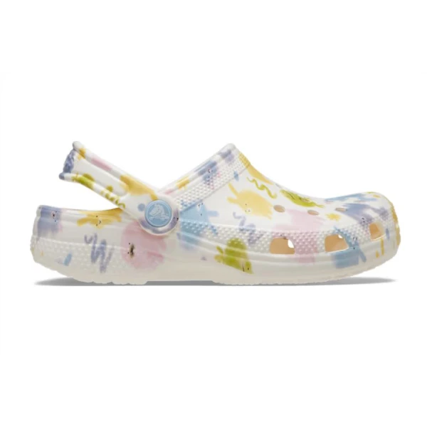 CROCS CLASSIC PASTEL PETS CLOG T CHALK