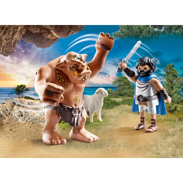 PLAYMOBIL HISTORY ULYSSES AND POLYPHEM