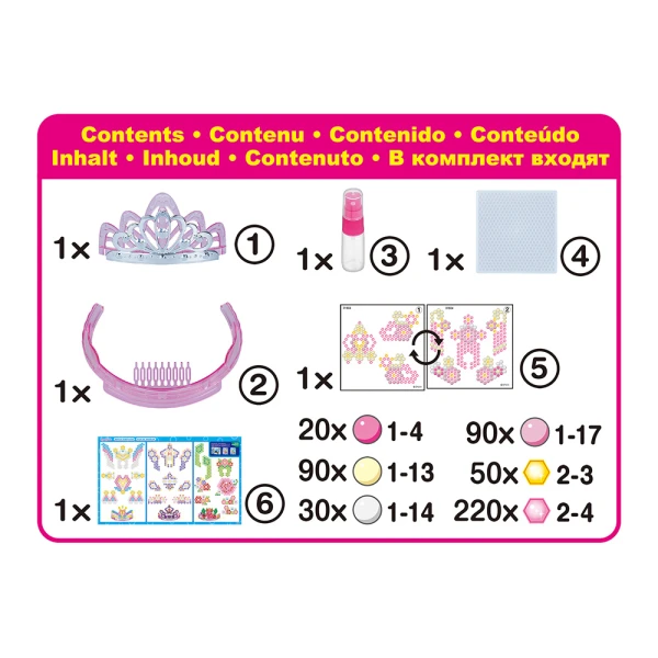 AQUABEADS: PRINCESS TIARA SET 31604