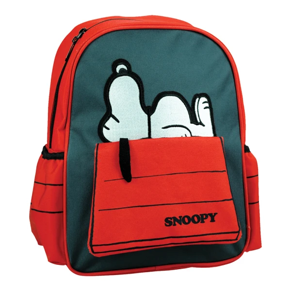 BACK ME UP PRESCHOOL BAG PEANUTS SNOOPY RED