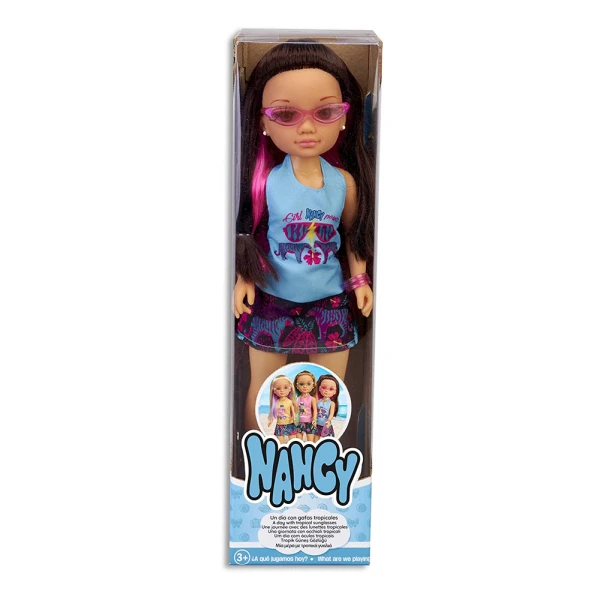 DOLL NANCY 43 cm A DAY WITH TROPIC GLASSES - 3 DESIGNS