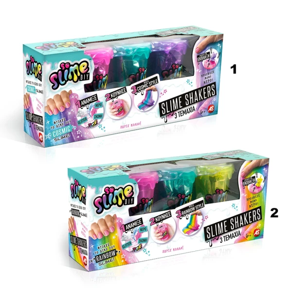 SLIMY SO SLIMNE DIY 3 JARS - 2 COLOURS