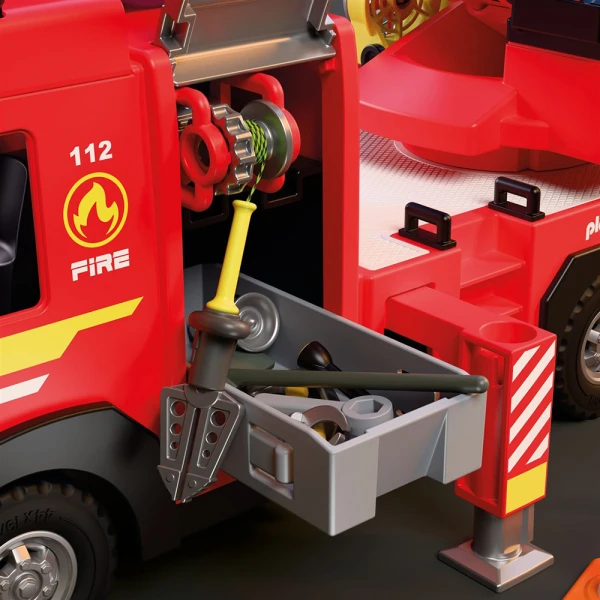 PLAYMOBIL CITY ACTION ΠΥΡΟΣΒΕΣΤΙΚΟ ΟΧΗΜΑ ΜΕ ΣΚΑΛΑ ΚΑΙ ΚΑΛΑΘΙ