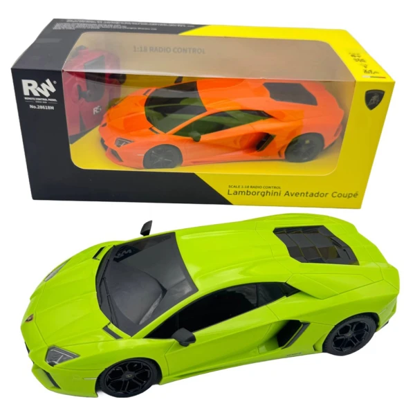 RW RC STREET CARS ΤΗΛΕΚΑΤΕΥΘΥΝΟΜΕΝΟ ΑΥΤΟΚΙΝΗΤΟ 1:18 LAMBORGHINI ADVENTADOR LP700-4 - 2 ΧΡΩΜΑΤΑ