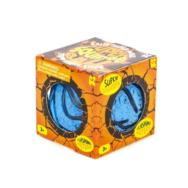 KEYCRAFT SQUISHY FLASHING METER BALL 60mm - 3 COLORS