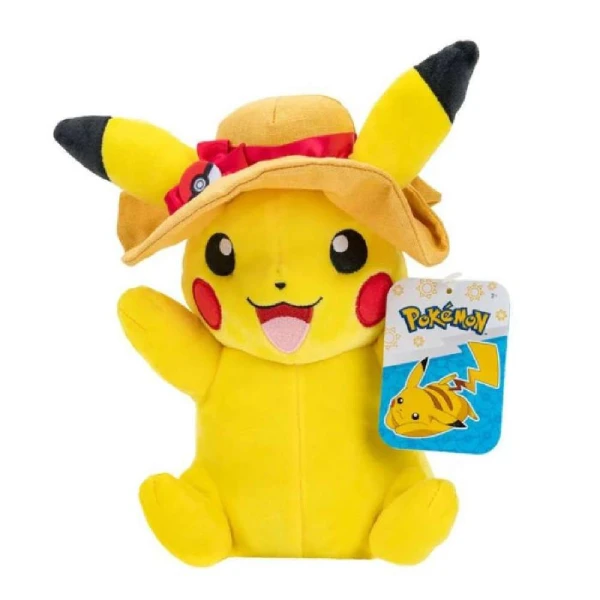 POKEMON PLUSH 20 cm SUMMER - PIKACHU WITH HAT