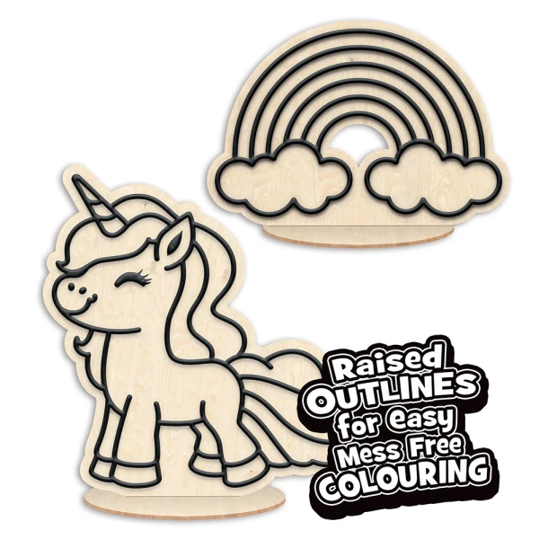 SPLAT PLANET MESS-FREE PAINT KIT WITH CLAY UNICORN