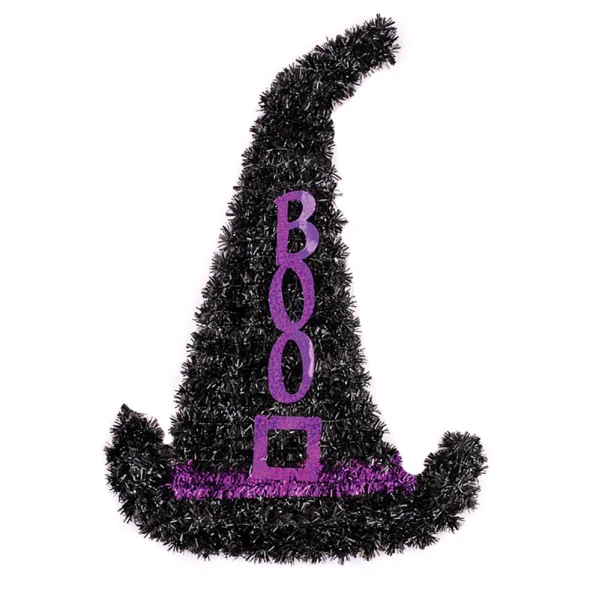 HALLOWEEN WALL DECORATINE WITCH HAT 42 cm