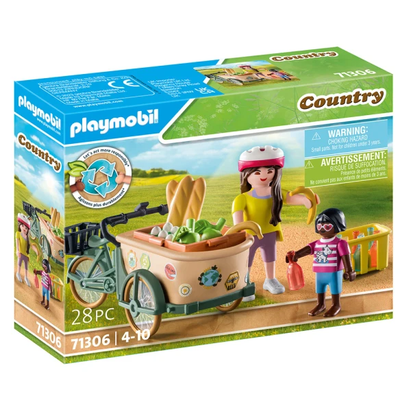 PLAYMOBIL COUNTRY FARMERS CARGO BIKE
