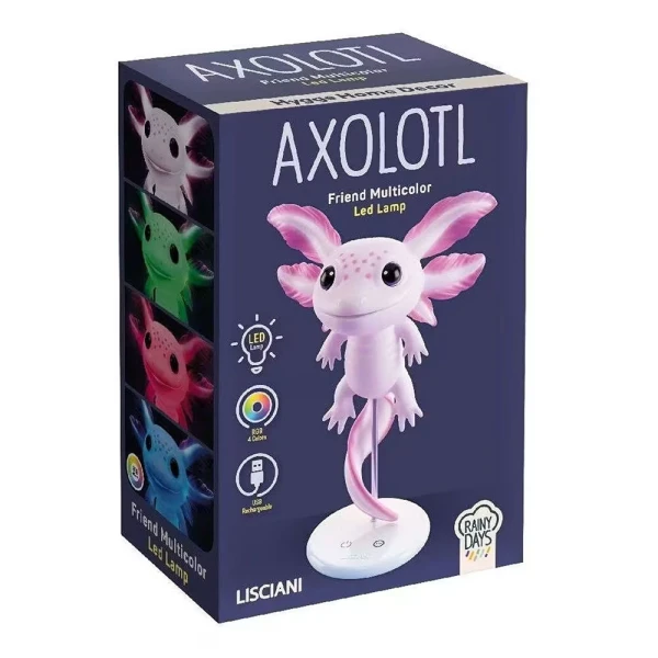 LISCIANI RAINY DAYS LAMP WITH RGB LED LIGHT AXOLOTL