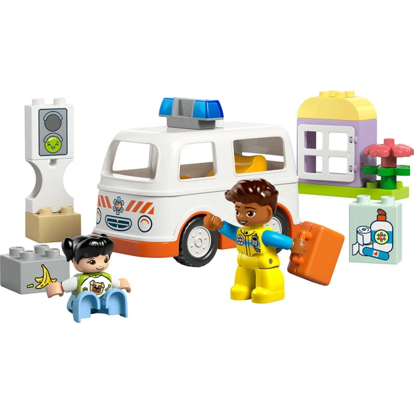 LEGO® DUPLO® ΑΣΘΕΝΟΦΟΡΟ & ΟΔΗΓΟΣ