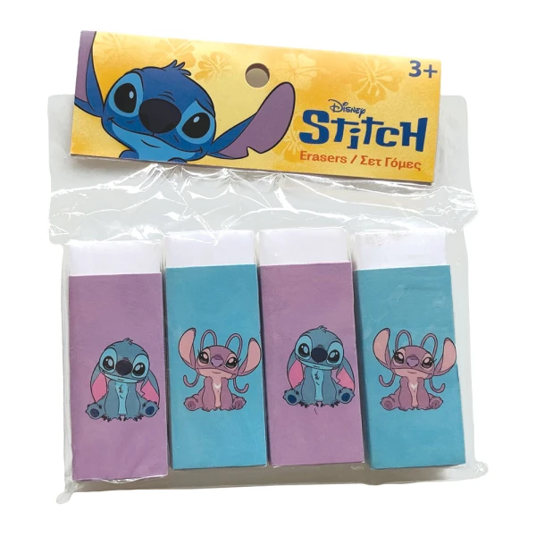 SET 4 ERASERS STITCH