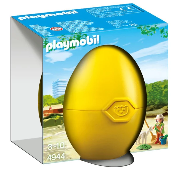 PLAYMOBIL ΠΑΣΧΑΛΙΝΗ ΕΚΠΛΗΞΗ - ΦΥΛΑΚΑΣ ΖΩΟΛΟΓΙΚΟΥ ΚΗΠΟΥ ΜΕ ΛΑΜΑ