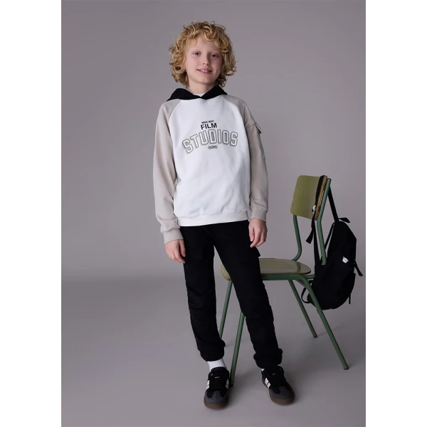 MAYORAL TRACKSUIT BLOCKING BEIGE-BLACK