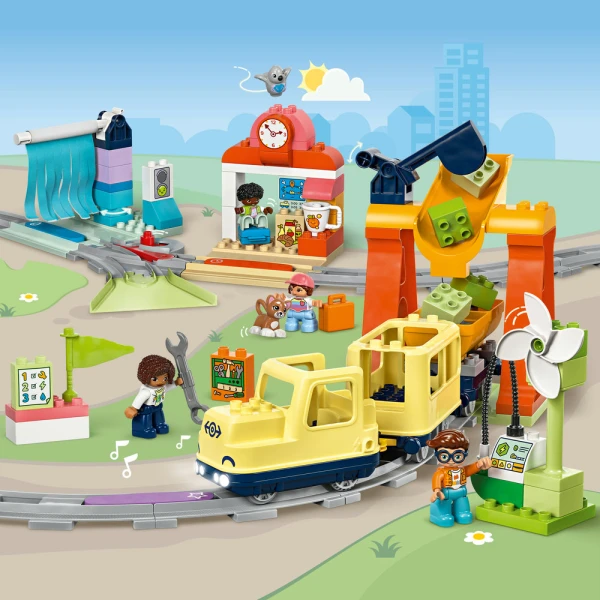 LEGO® DUPLO® TOWN ΜΕΓΑΛΟ ΔΙΑΔΡΑΣΤΙΚΟ ΚΟΙΝΟΤΙΚΟ ΤΡΕΝΟ