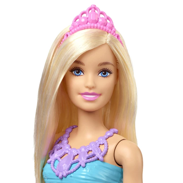 ΚΟΥΚΛΑ BARBIE ΠΡΙΓΚΙΠΙΚΟ ΦΟΡΕΜΑ ΜΠΛΕ-ΡΟΖ